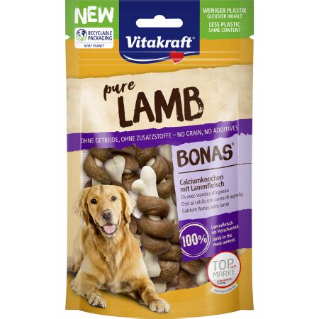 Vitakraft Dog Treats Pure Lamb Bonas 80g (2Pkt) | Pet Master Singapore