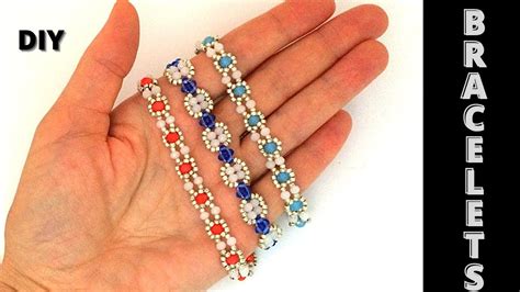 DIY Beaded Bracelets. How to make bracelets-easy beading tutorials | Beaded bracelets tutorial ...