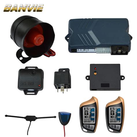 Two 2 Way LCD Remote Engine Start Car Alarm Security System with ...