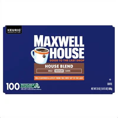 Home & Kitchen Coffee, Tea & Espresso 100 Count Maxwell House House ...