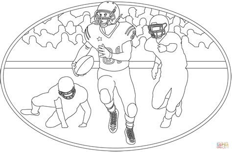 American Football coloring page | Free Printable Coloring Pages