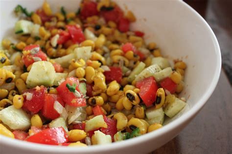 Black-Eyed Peas Salad - Smell the Mint Leaves