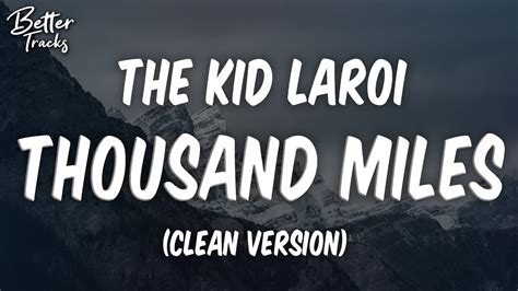 The Kid LAROI - Thousand Miles (Lyrics) 🔥 Chords - Chordify