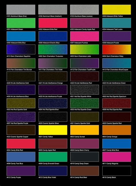 12 best images about Car Paint Charts on Pinterest | Cars, Hot pink and ...