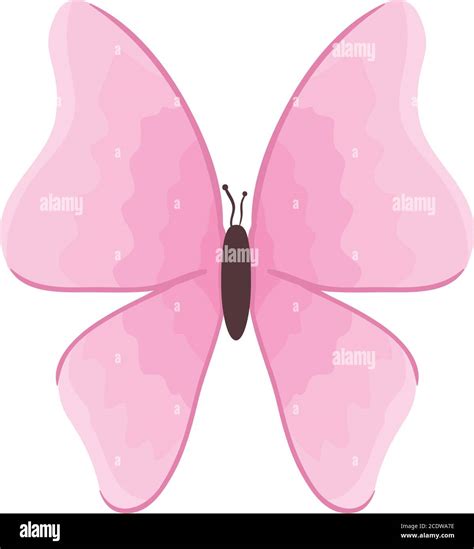 cute pink butterfly vector design Stock Vector Image & Art - Alamy