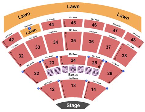 Blossom Music Center Seating Chart + Rows, Seats and Club Seats