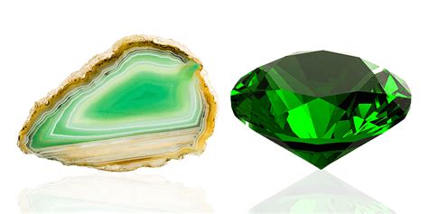 Emerald and Agates, the Birthstones for May