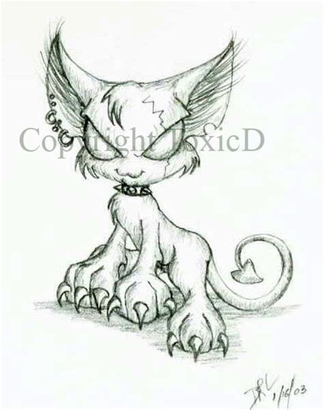 Evil Cheshire Kitten by toxicd on deviantART | Cheshire cat drawing, Cartoon cat drawing, Kitten ...