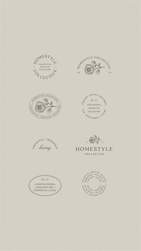 Vintage brand design for Homestyle Collective, and interior design ...
