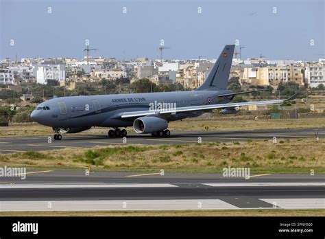 French Air Force Airbus A330-243(MRTT) (Reg: MRTT068) departing Malta after being painted at ACM ...