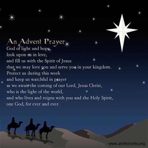 Advent Prayer – Angel Song