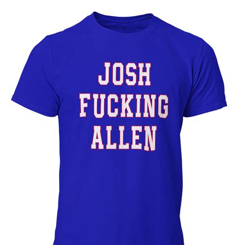 Funny Shirt, JOSH ALLEN ,football Tshirt ,buffalo Bills, Quarterback Wyoming Football, Shirt Fan ...