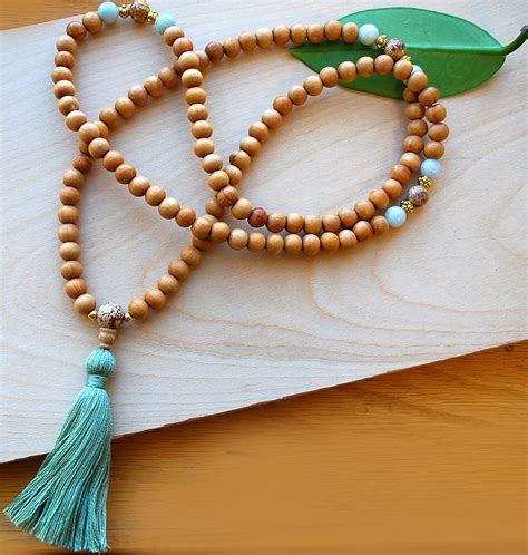 Japa Mala-Wood & Jade - Sakura Designs