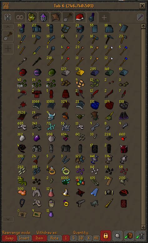 Loot tab from 91-93 Slayer : r/2007scape