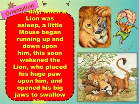 The Lion and The Mouse story