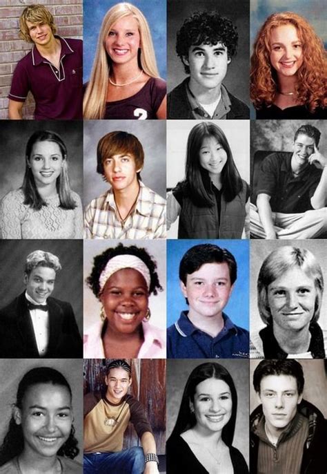 glee cast before | Glee cast, Glee, Glee memes