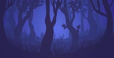 Scary Forest Cartoon