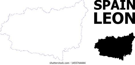 Vector Contour Map Leon Province Title Stock Vector (Royalty Free) 1455764444 | Shutterstock