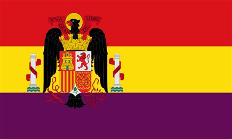 Flag of the Francoist Spain if Franco had not dissolved the republic ...