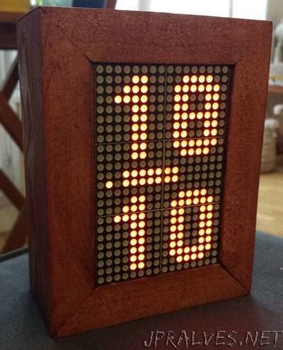 Led Matrix Arduino Clock - jpralves.net