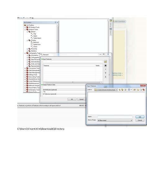 arcgis desktop - Set Input Directory Path for ArcMap Geoprocessing Tool ...