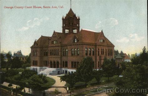 Orange County Court House Santa Ana, CA Postcard