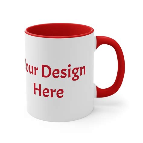 Customize Your Accent Mug Add Your Own Design: Text, Logo, Photos, Photo Available Accent Colors ...