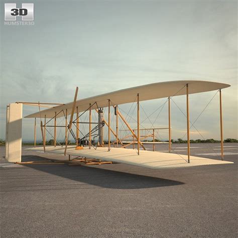 wright flyer 3d model