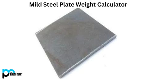 Mild Steel Plate Weight Calculator, MS Plate Weight Calculator, MS Plate Weight Chart In Kg