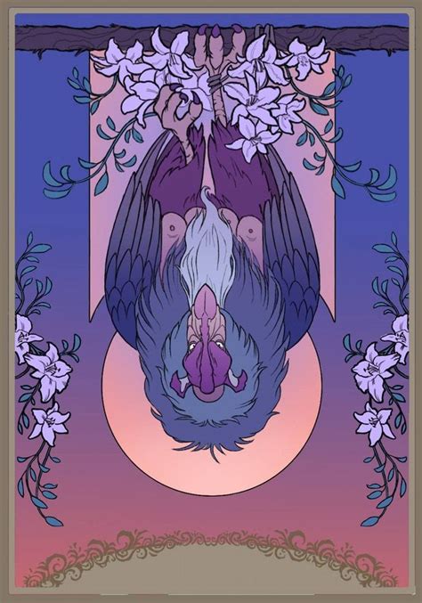 The Hanged Man - The Harpy Celano from The Last Unicorn Tarot! | Unicorn illustration, The last ...