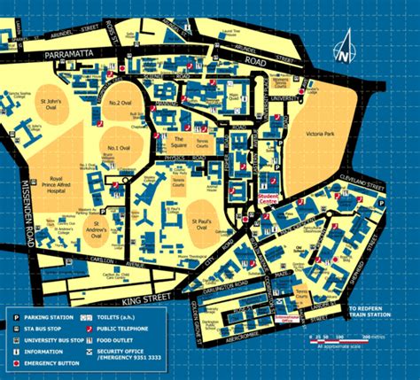 University Of Sydney Campus Map