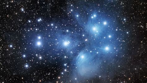 Pleiades Star Cluster Hd