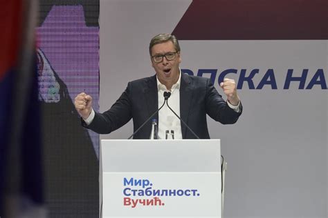 President Aleksandar Vucic secures second term, amid growing pressure ...