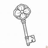 Printable Key Coloring Pages Free For Kids And Adults sketch template