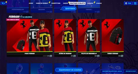 Skin Ferrari Fortnite, comment obtenir les cosmétiques ? - Breakflip - Actualités et guides sur ...