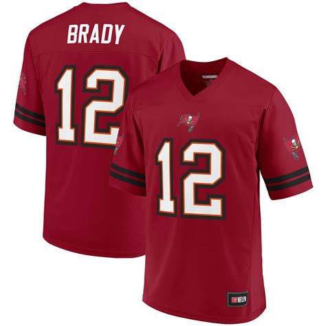 Men's NFL Pro Line by Fanatics Branded Tom Brady Red Tampa Bay Buccaneers Player Jersey ...