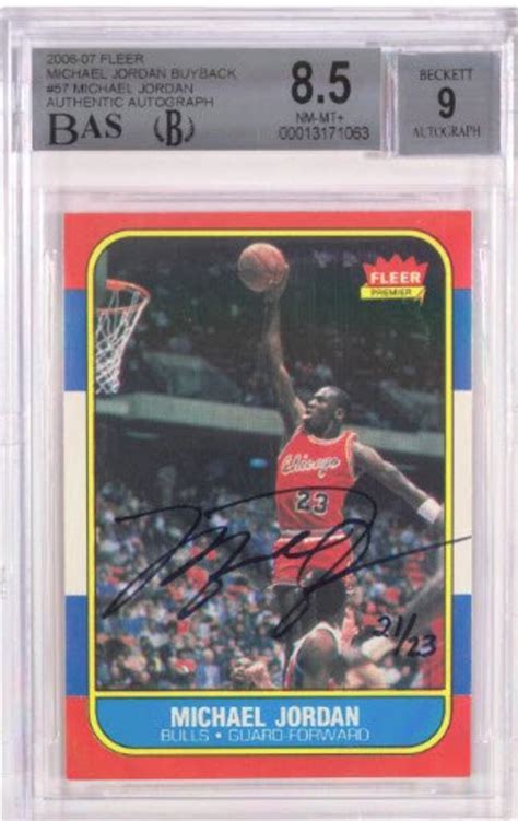 Signed Michael Jordan rookie card sells for record $1 million at Christie’s - Sports Collectors ...