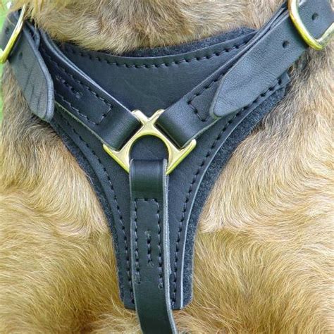 Tracking/Walking Leather German Shepherd Harness [H3###1092 Tracking/Walking Dog Harness ...