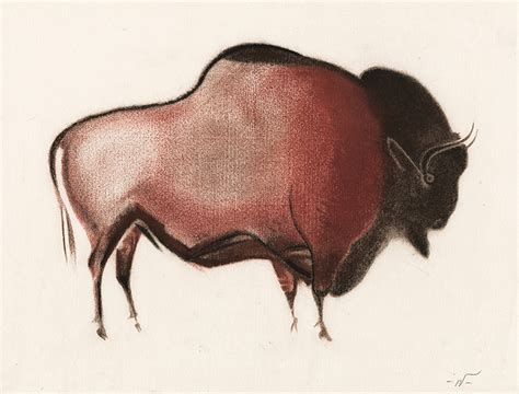 (Bison Cave Drawing) by John William Winkler | Annex Galleries Fine Prints