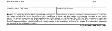 Sf 312 Form ≡ Fill Out Printable PDF Forms Online