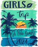 Girls Trip St Pete Beach 2024 Girls Weekend Vacation Gifts Lumbar Pillows sold by Supraninja200 ...