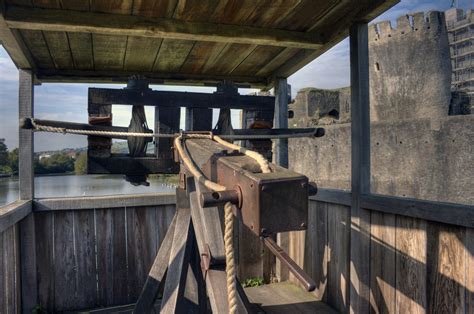 Caerphilly Castle siege engine HDR | Philip Blayney | Flickr