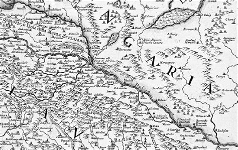 Map of west Slavonia by Giacomo Cantelli, 1690. Marković, Descriptio ...