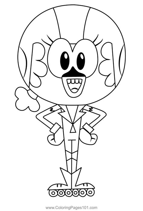 Ketta From Breadwinners Coloring Page for Kids - Free Breadwinners Printable Coloring Pages ...