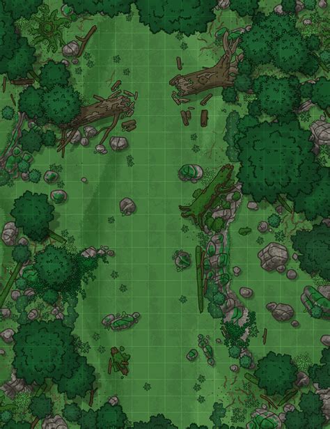 [OC] Free Map Pack - Woodland Encounter 20x26 [Battle map] ・ popular.pics ・ Viewer for Reddit