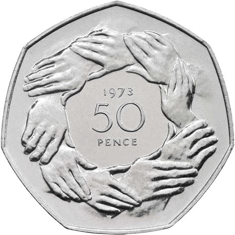 Fifty Pence (Large, one year types), Coin Type from United Kingdom - Online Coin Club