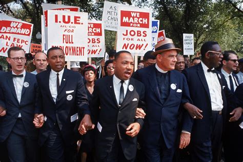 Martin Luther King Jr and Civil Right Leaders during The Great March on Washington. 1963 [2560 x ...