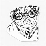 Cute Pug Coloring Pages Printable sketch template