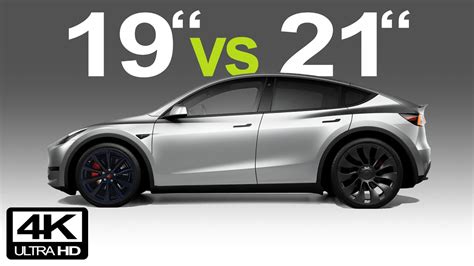 Tesla Model Y - 19" vs 21" wheels: The moment of truth! - YouTube