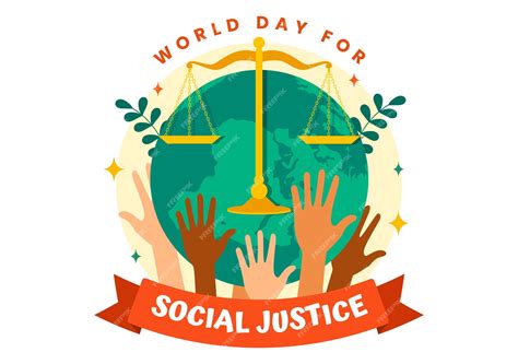 Premium Vector | World Day of Social Justice Vector Illustration on ...